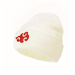 Anime Auspicious Cloud Embroidery Knitted Beanie Men's Cloud Beanie