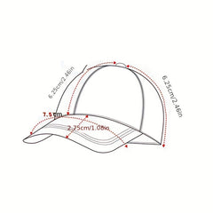 Ghost Embroidery Old Washed Cotton Baseball Cap