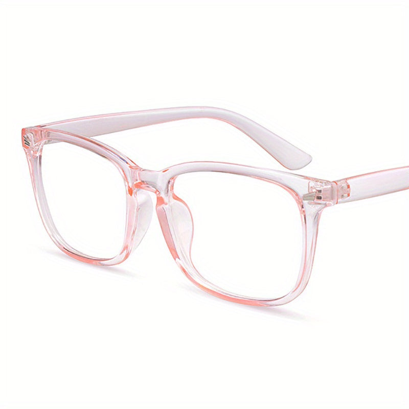 Transparent Computer Glasses Big Frame Anti Light Protective Glasses