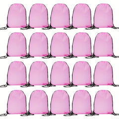 Set of 10-40 Drawstring Backpack Sports Bags for Gym & Outdoor
