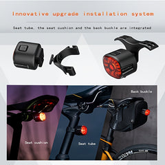 WT09 Bike Brake Light for Safety Riding at Night