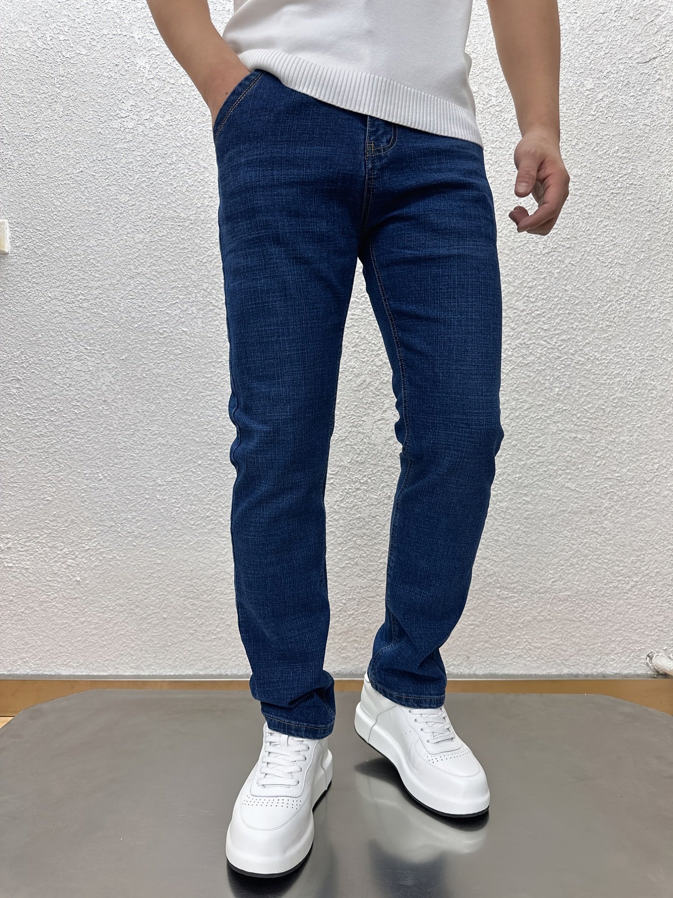 Men's Stretch Jeans Straight Fit