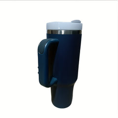 40oz Tumbler With Straw And Handle Stainless Steel Vacuum Flask
