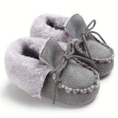 Soft Warm Lace Up Boots for Baby Boys
