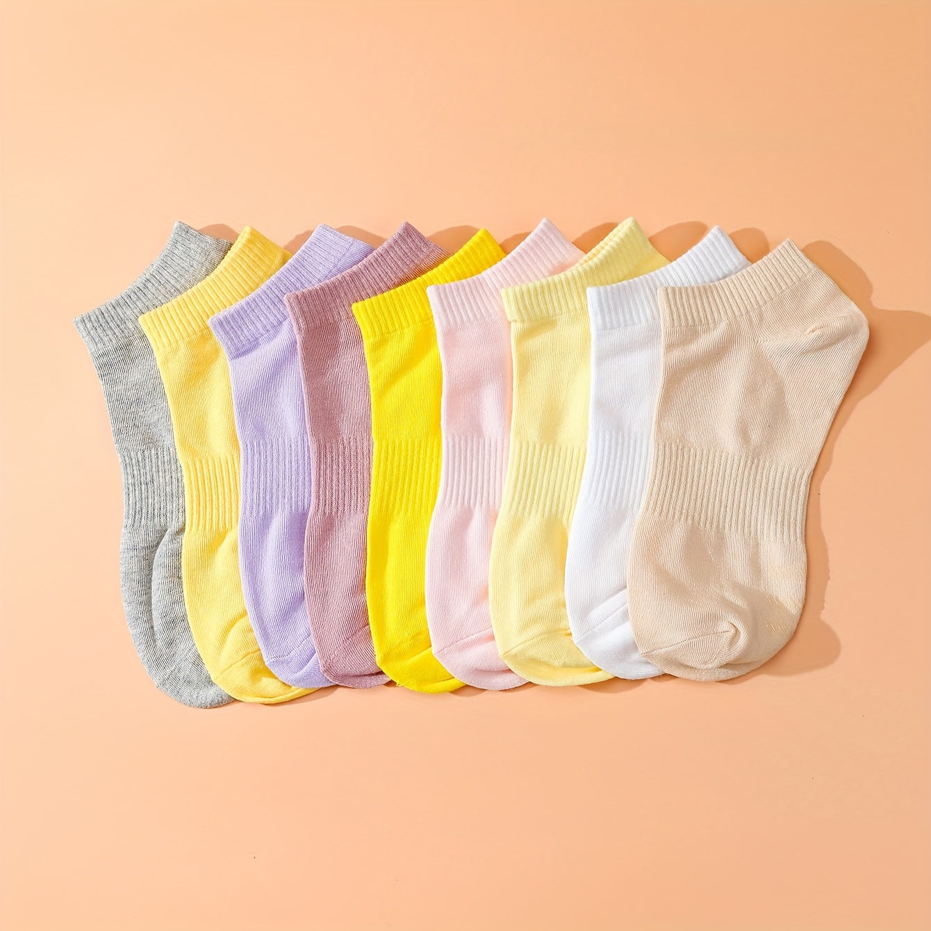 Women's Essential Short Socks 9 Pairs Low Cut Ankle Stockings