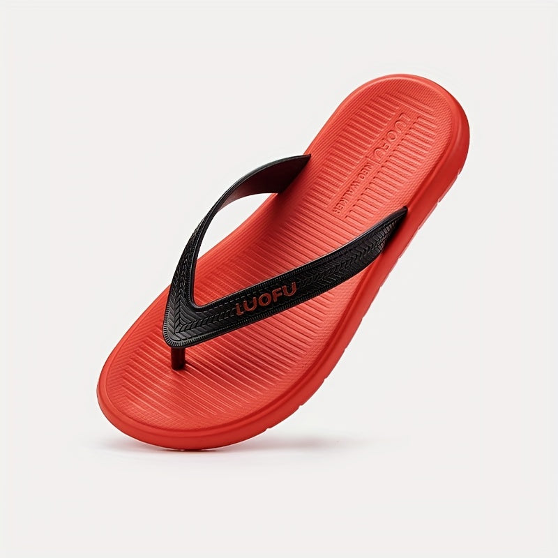 Men's Arch Support Slip On Flip Flops Lightweight Non slip Thong Sandals