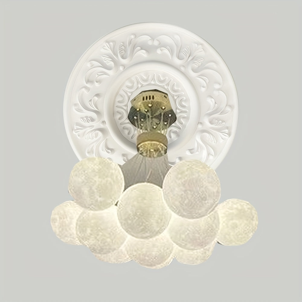 French Large Lamp Panel Gypsum Ceiling Carved Shape PU Corner Flower Holder