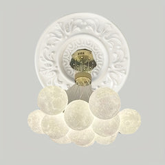 French Large Lamp Panel Gypsum Ceiling Carved Shape PU Corner Flower Holder