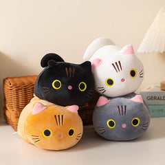 Mushroom Bear Cat Plush Toy Classic & Gray w/ Orange Soft & Cuddly