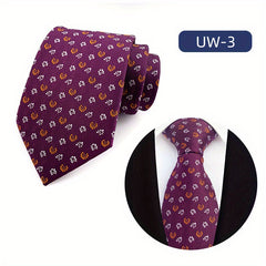 Vintage Green Paisley Floral Necktie Wedding Tie