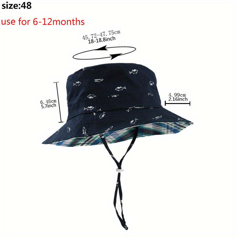 Fisherman's Hat Wide Brim Sun Protection Bucket Hat