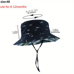 Fisherman's Hat Wide Brim Sun Protection Bucket Hat