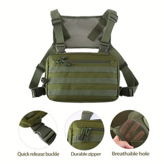 Outdoor Sports Chest Bag Mesh Breathable Chest Bag