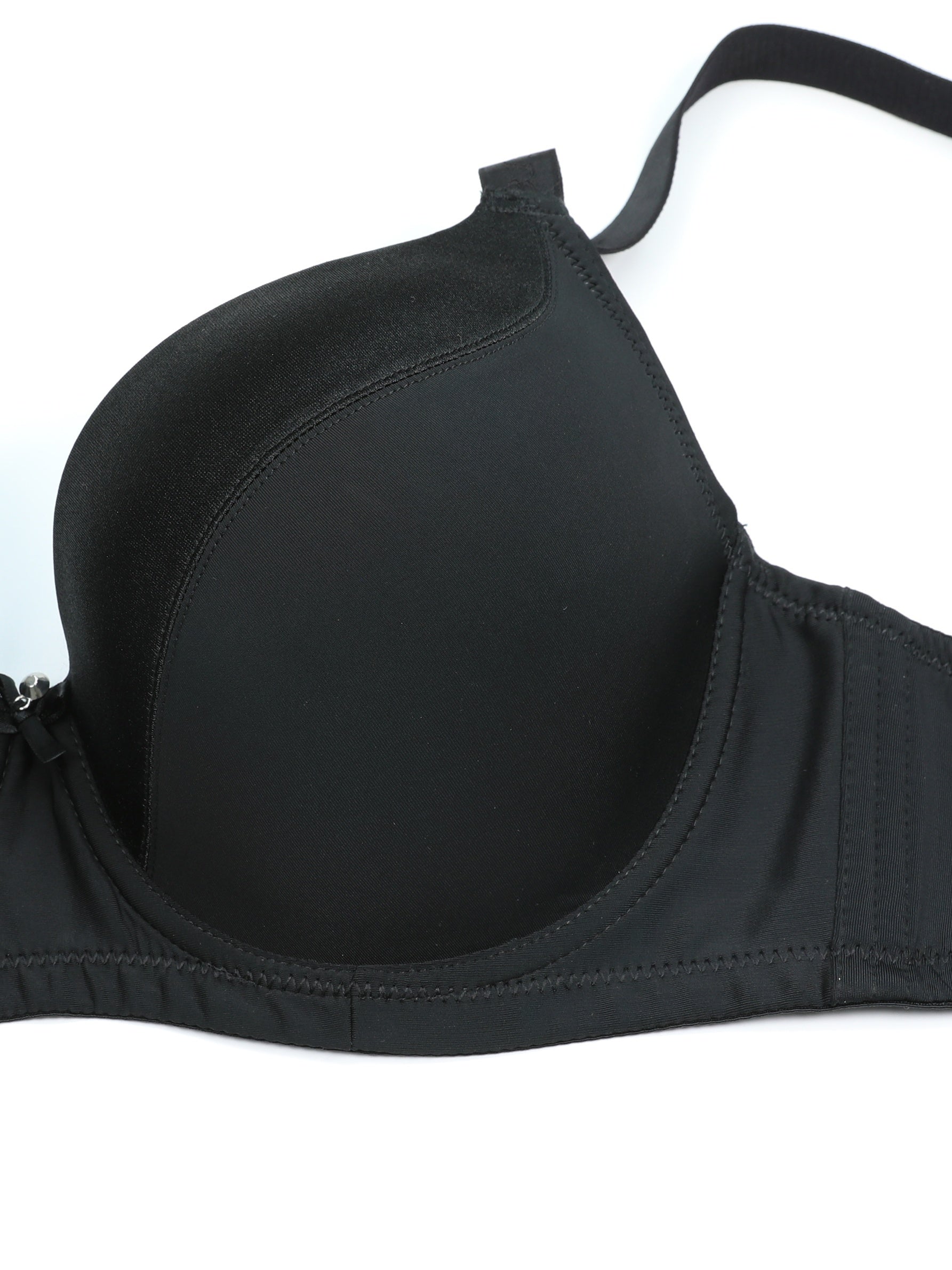 Plus Size Rhinestone Molded Cup Bralette