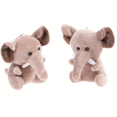 Elephant Plush Toy Holiday Gift Animal Stuffed Pendant Doll