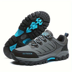 Men's Low Top Hiking Boots Non Slip Lace Up Durable Shoes