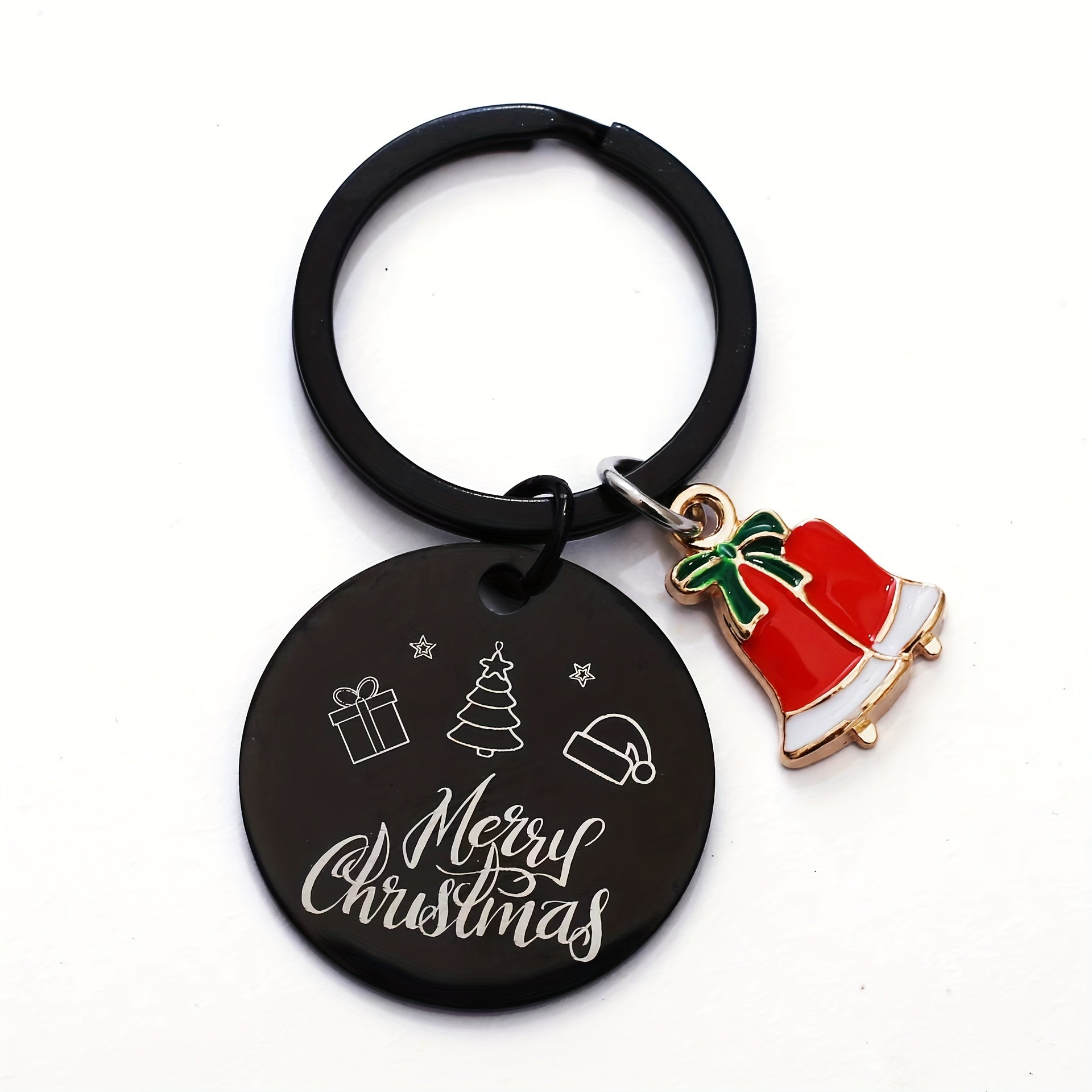 Christmas & New Year Keychain, Festive Decor for Keys & Backpacks