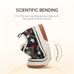 TARANIS Boy's Skate Shoes Toe Protection Non Slip Soft Sneakers For Kids Outdoor