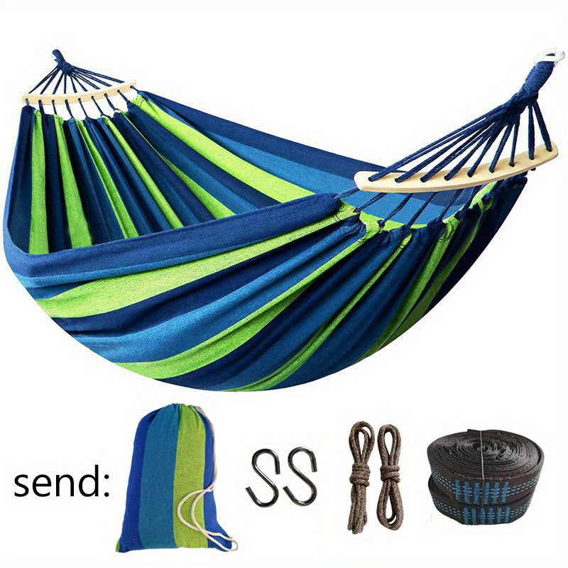 Colorful Double Anti-rollover Hammock for Outdoor Camping