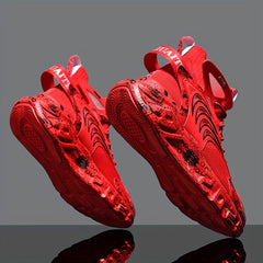 Men's Lace-up Sneakers Athletic Shoes Running Basketball Gym