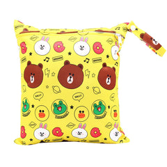 Waterproof Wet and Dry Diaper Bag - Cartoon Pattern