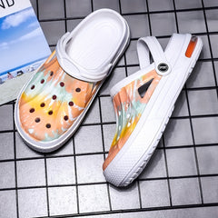 Men's Camo Lightweight Summer Garden Clogs Non Slip Shoes