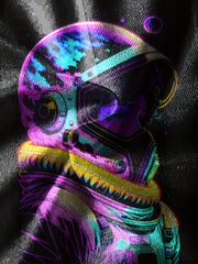 Astronaut 3D Print Boy's Tee Short Sleeve Comfy T-shirt