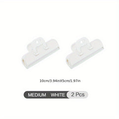 2pcs Sealing Clip Bag Clips Portable Storage Food Snack Sealing Bag Clips