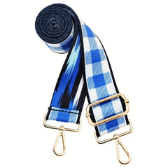Checkerboard Pattern Bag Strap Replacement Wide Shoulder Bag Strap DIY