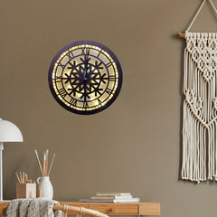 Retro Wooden LED Christmas Lamp Clock