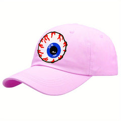 Embroidered Hip Hop Baseball Cap Eyeball Design