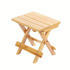 Bamboo Folding Shower Stool for Leg Shaving