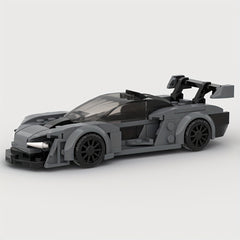 175 pcs Racing Supercar Gray Building Block Set Toy