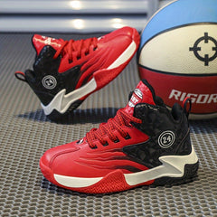 Boys' Comfy Basketball Shoes Breathable Non Slip Sneakers