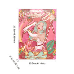 Anime Eyeshadow Plate - 4 Layers Rotating Highlight & Blush