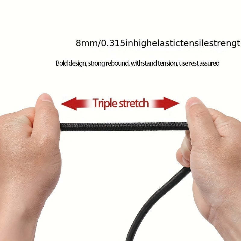 Elastic Rope with Double Hook for Camping