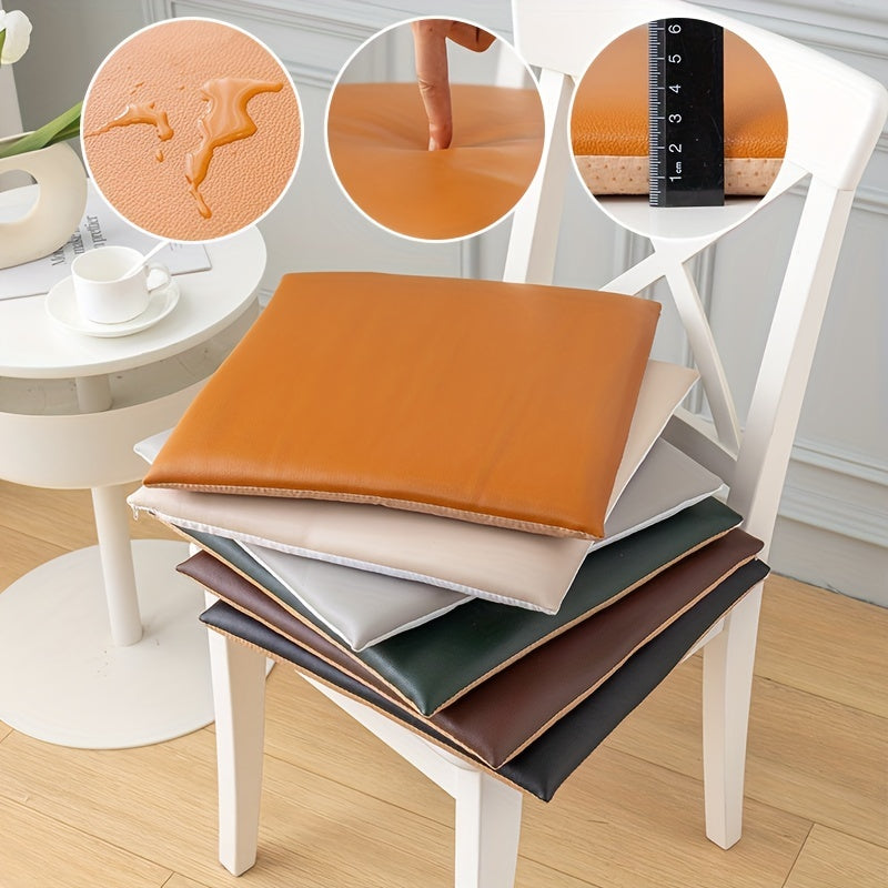 Leather Stool Cushion Waterproof Soft Resilient Thickened Melt-blown Interlayer