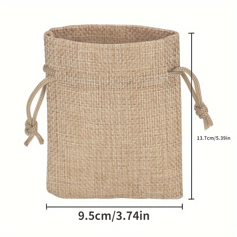 Burlap Bag Jute Gift Bags DIY Wedding Favor Gift Bag Packaging