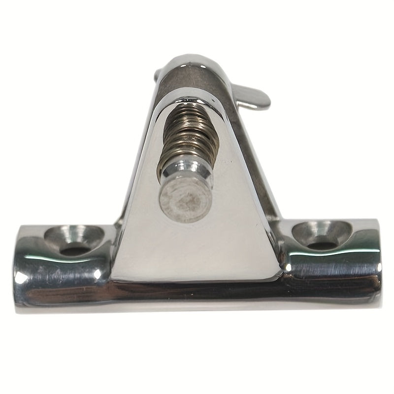 1pc Stainless Steel Concave Deck Hinge With Removable Pin