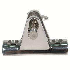 1pc Stainless Steel Concave Deck Hinge With Removable Pin