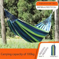 Thickened Canvas Swing Hammock Chair for Outdoor Camping
