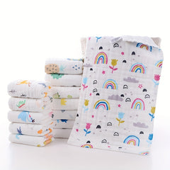 Cotton 6-layer Kids Towel High Density Gauze Small Towel