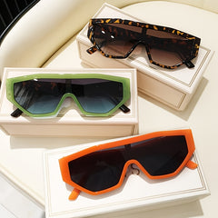 Polygon Oversized Frame Sunglasses