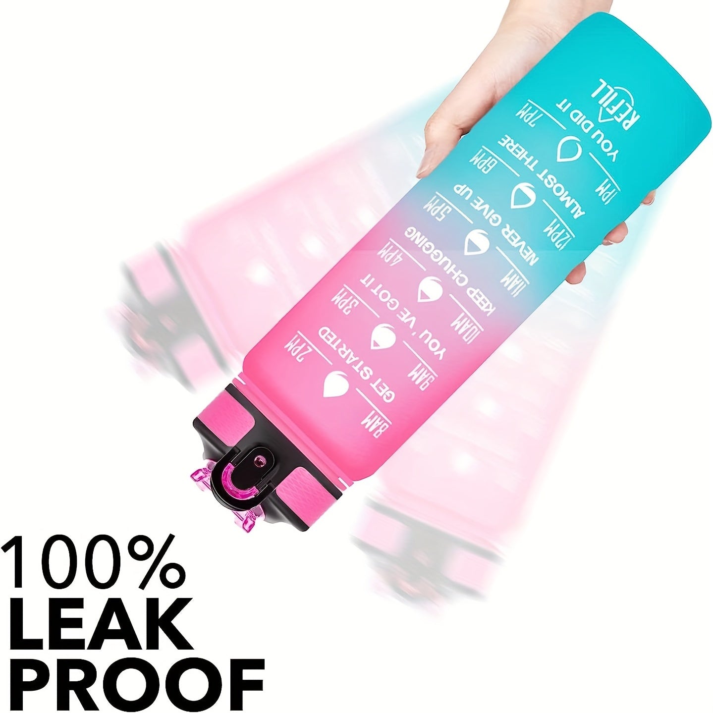 Gradient 1L Sports Water Bottle - BPA Free