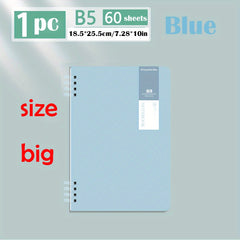 A5 B5 Softcover Notebook Office School Supplies Pink Green