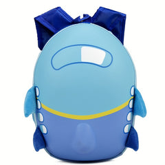 Kids 3D Airplane Backpack Large Capacity
