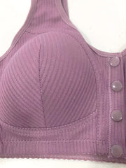 Plus Size Front Closure Wireless Comfort Bralette