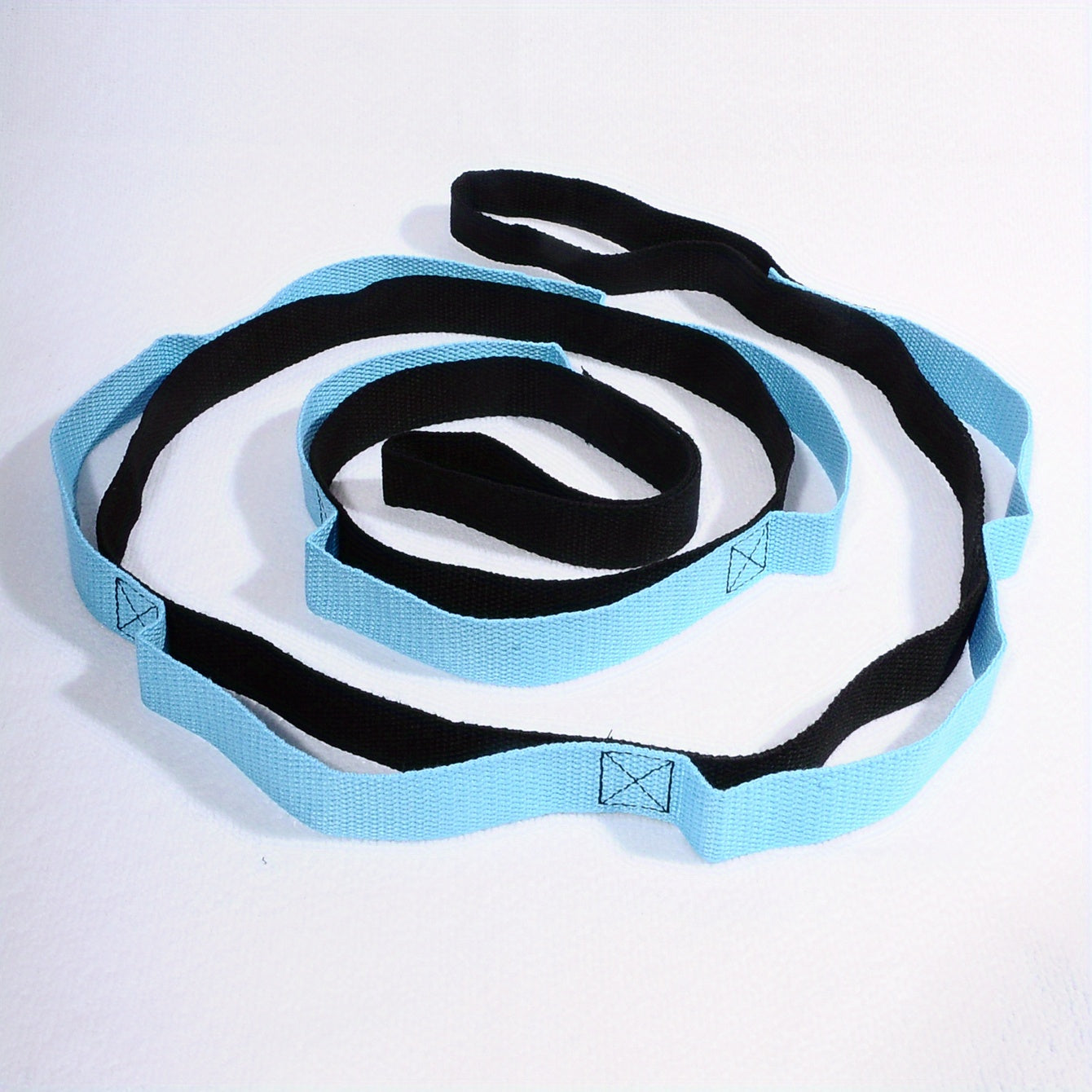 Yoga Stretch Strap for Pilates Dance Physical Therapy Non Elastic Loops