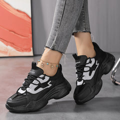 Women's Thick Soled Dad Shoes Sneakers Stylish Running Shoes