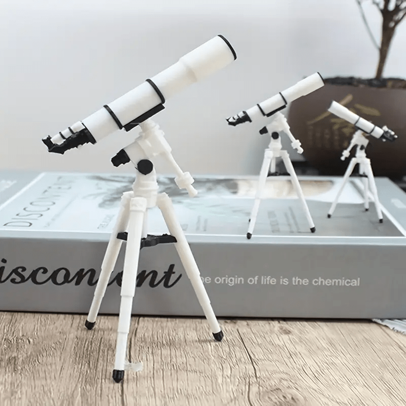 Mini Telescope with Stand Astronomical Dollhouse Accessory